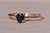 1990s The Titanic: Natural Blue Heart Shaped Sapphire Ring in Yellow Gold For Sale - Image 5 of 11