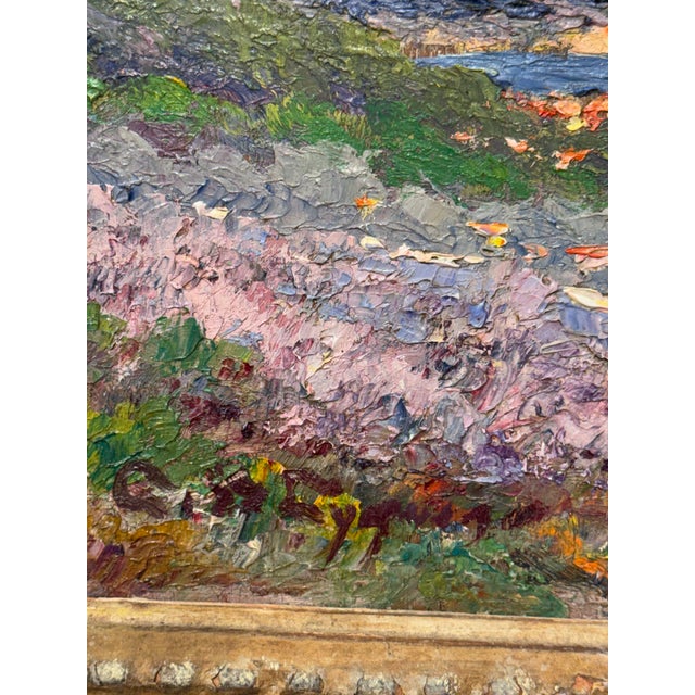 19th Century French Impression Landscape Oil For Sale In Nashville - Image 6 of 13