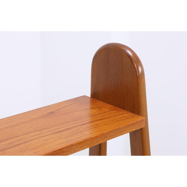 Brown Mid-Century Modern Teak Shelving Unit For Sale - Image 8 of 18