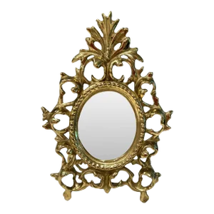 Vintage Solid Gilt Over Brass Picture Frame