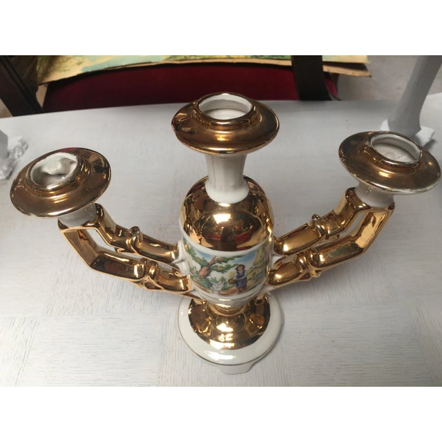 1950s Italian Ceramic Candleholder by Lucca, Florence, 1950s For Sale - Image 5 of 14