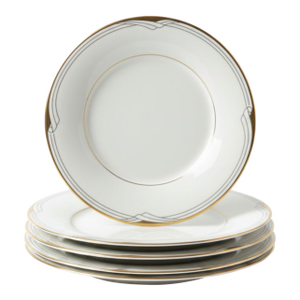 1980s Noritake Bread & Butter Plates Dishes Golden Cove Noritake Fine China Japan 7719 - Set of 4