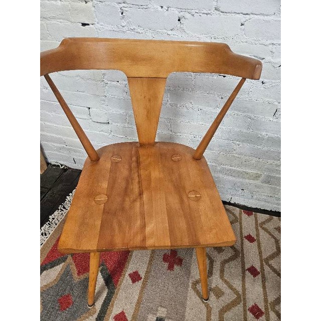 1950s Paul McCobb Planner Group T-Back Chair - Model 1530 For Sale - Image 5 of 11