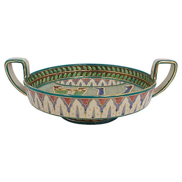 1940s Mid-Century Deruta Sgraffito Pottery Bowl For Sale - Image 5 of 8