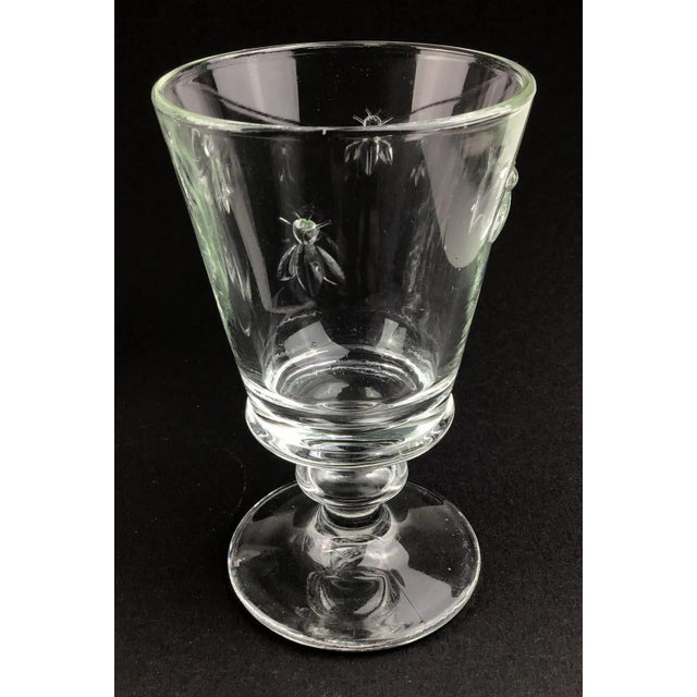 1990s Vintage Paris Musees Bumblebee Design All Purpose Glass Set For Sale - Image 5 of 13