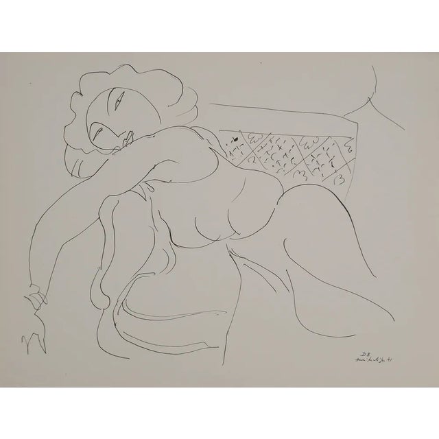 Henri Matisse, The Languorous, Signed Lithograph For Sale