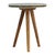 Modern Inlay Accent Stool With Tripod Base For Sale - Image 3 of 7