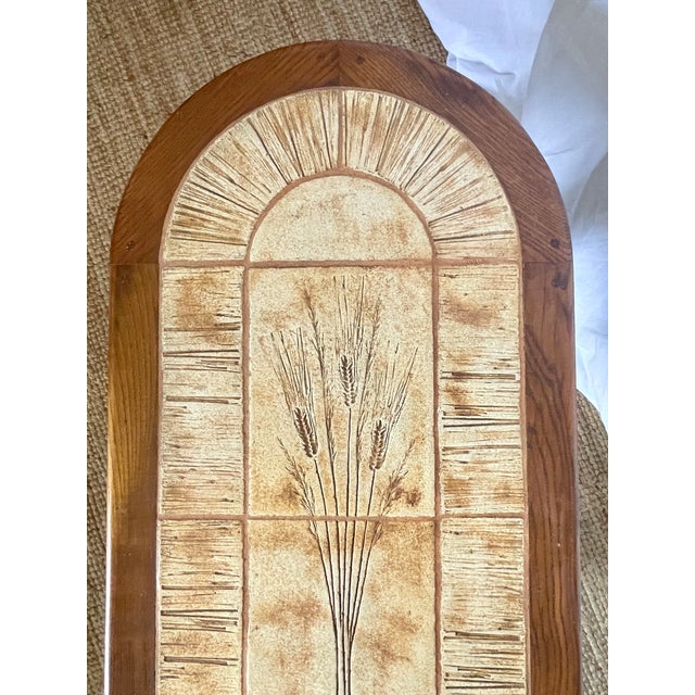 Ceramic and Wood Herbarium Coffee Table, 1970s For Sale - Image 10 of 15