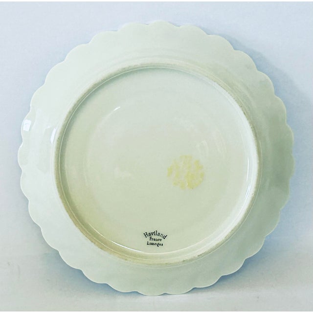 1960s Calais Haviland Limoges Flat Cup & Saucer Set For Sale - Image 10 of 11