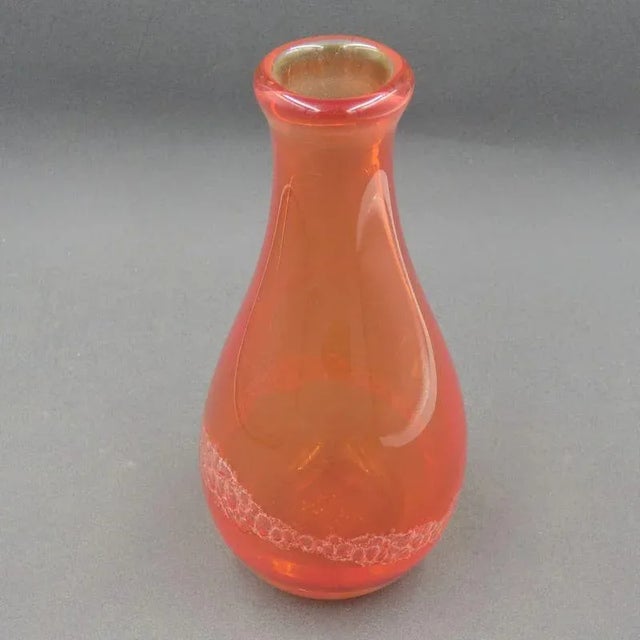Vase in Glass by Jindra Beránek, 1970s, in Very Good conditions. Designed 1970 to 1979 This piece has an attribution mark,...