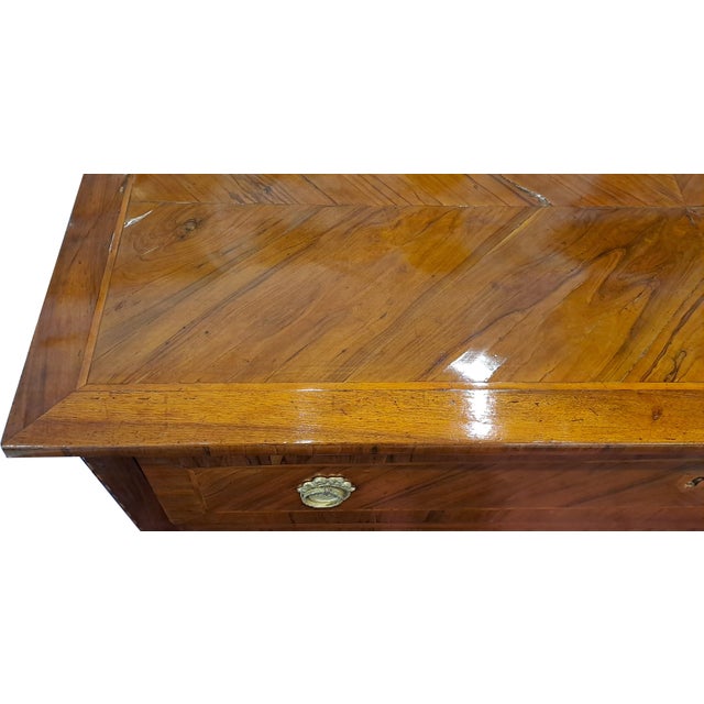 Chest of 2 Drawers, Northern Italy, 18th Century For Sale - Image 9 of 11