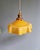 Goldenrod Art Deco Pendant Lights in Colored Opaline Glass, 1930s, Set of 3 For Sale - Image 8 of 17