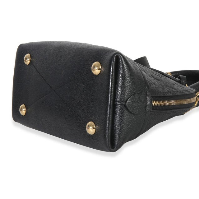 Animal Skin Black Monogram Empreinte Neo Alma BB For Sale - Image 7 of 9