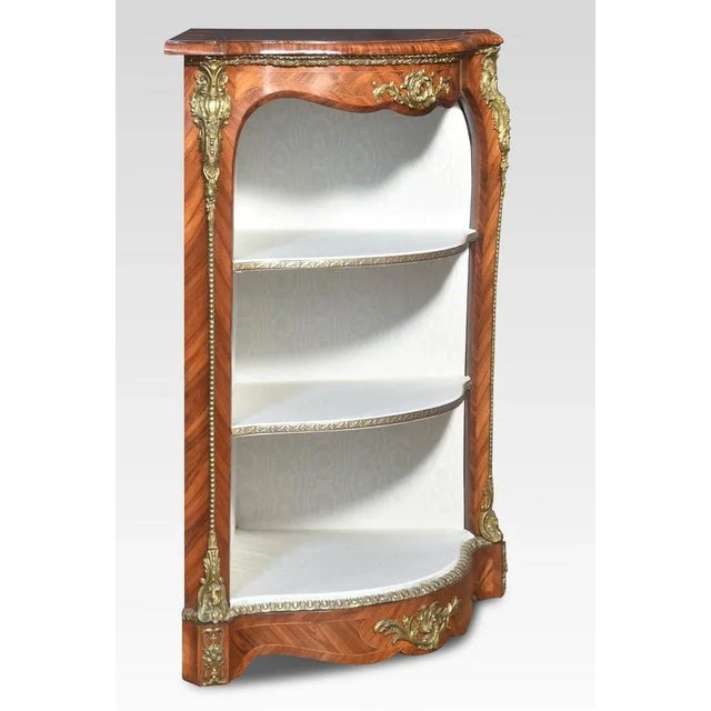 Kingwood Ormolu Mounted Corner Cupboard For Sale - Image 6 of 10