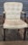Late 20th Century Pair of Late 20th Century Hickory Chair Mahogany Tufted Yellow Leather Open Arm Chairs For Sale - Image 5 of 10