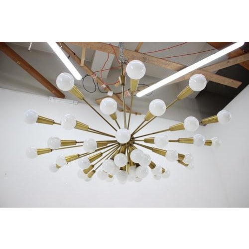 1960s Large Mid-Century Modern Sputnik Pendant Light, 1960s For Sale - Image 5 of 18