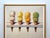 This Wayne Thiebaud rare vintage 1990 Pop Art lithograph print custom framed museum poster " Four Ice Cream Cones " 1964,...