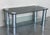 1960s Mid-Century Modern Tubular Chrome Two Tier Coffee Table With Smoked Glass Top For Sale - Image 5 of 9