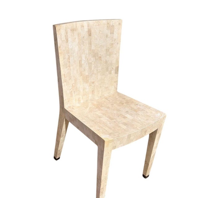 1960s Maitland Smith Tessellated Stone Side Chairs, 1960 For Sale - Image 5 of 8