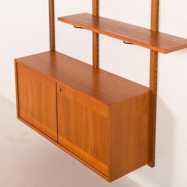 Mid-Century Scandinavian Teak Wall Unit, 1970s For Sale - Image 9 of 16