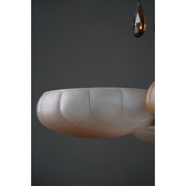 Vintage Swedish Art Deco Pendant Light by Harald Notini for Böhlmarks, 1930s For Sale - Image 11 of 13