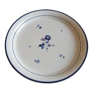 1970s Keltcraft by Noritake Blue Chintz Stoneware Platter, Ireland