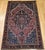 Vintage Persian Farahan Sarouk Rug, Hand-Knotted Wool, Floral Pattern, Rust Red & Blue, 5x7 For Sale - Image 9 of 17