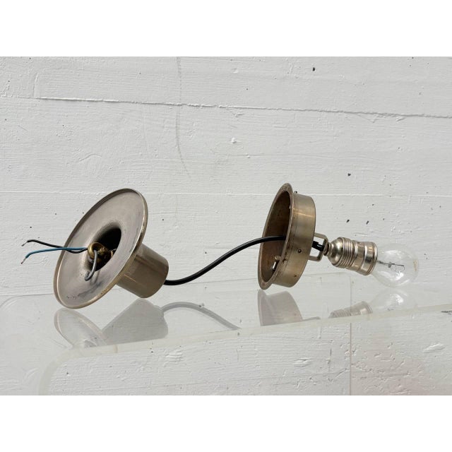 Vintage Glass Pendant Lights with Cubic Opal Glass, 1940s For Sale - Image 13 of 18