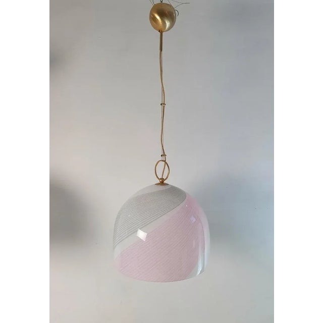 Glass Murano Glass Pendant Lamp by La Murrina, Italy, 1970s For Sale - Image 7 of 13