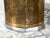 Vintage English Brass and Glass Lamps with Openwork Motifs on Lucite - a Pair For Sale - Image 9 of 9