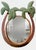 Vintage Heavy Bronze Iron Green Tropical Double Palm Tree Regency Wall Mirror For Sale In West Palm - Image 6 of 7