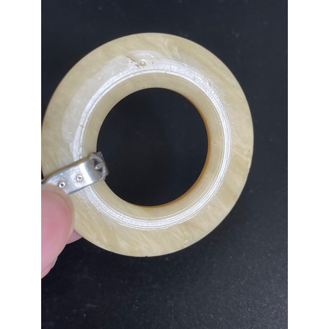 Antique Sterling Silver Baby Rattle With French Ivory (Celluloid) Teething Ring For Sale - Image 10 of 10