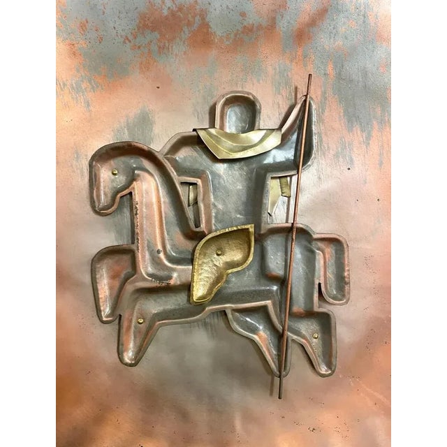 French Copper Horse Plaque For Sale - Image 3 of 8