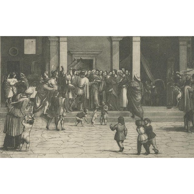 After Max Tilke, Italian Renaissance Street Scenes, Engravings, 1880s, Set of 2 For Sale - Image 10 of 11