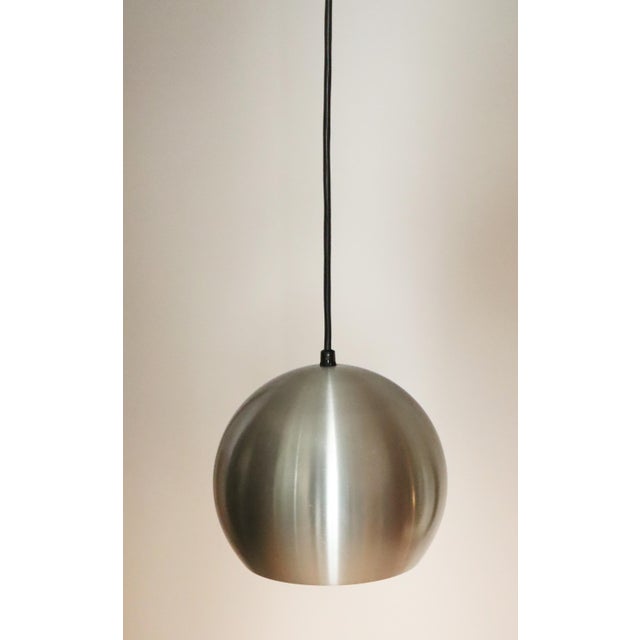Space Age Aluminum Ball Lamp, 1960s For Sale - Image 10 of 11