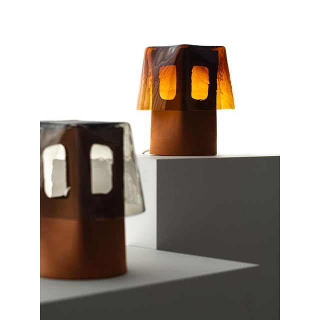 Mesia Ceramic Table Lamp by Luis Gimeno For Sale - Image 4 of 16