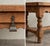 Farmhouse Circa 1900 French Farmhouse Oak Low Table With Drawer & Iron Pull For Sale - Image 3 of 3