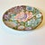1980s Vintage Chinoiserie Hollywood Regency Boho Chic Peony Decorative Plate. For Sale - Image 10 of 14