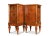 Wood French Empire Figured Walnut Three Drawer Nightstands, 1890s, Set of 2 For Sale - Image 7 of 11