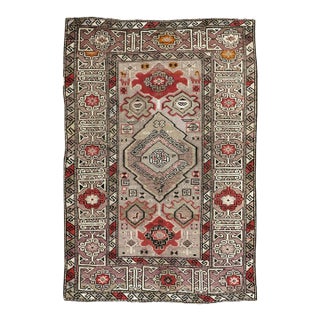 Galerie Shabab Collection Early 20th Century Caucasian Throw Rug For Sale