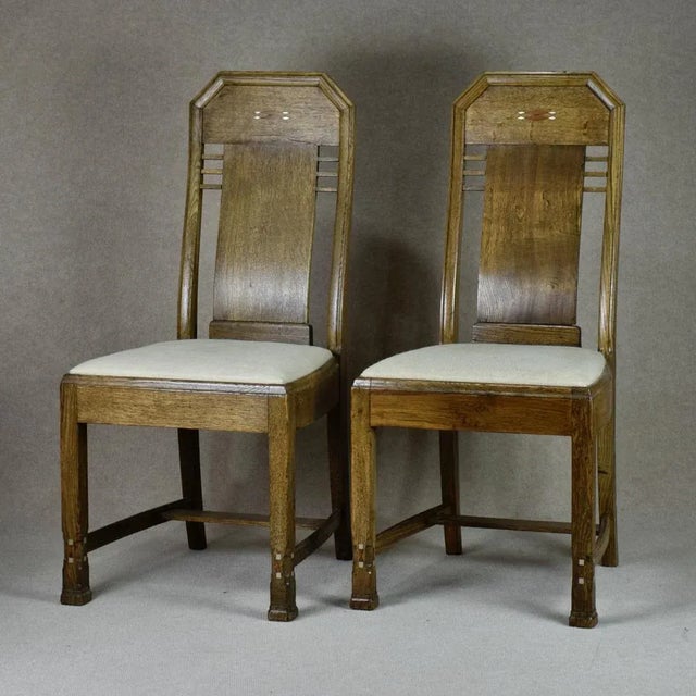 Set of Dining Chairs by David Blomberg for NK, Sweden, 1916 For Sale - Image 12 of 12