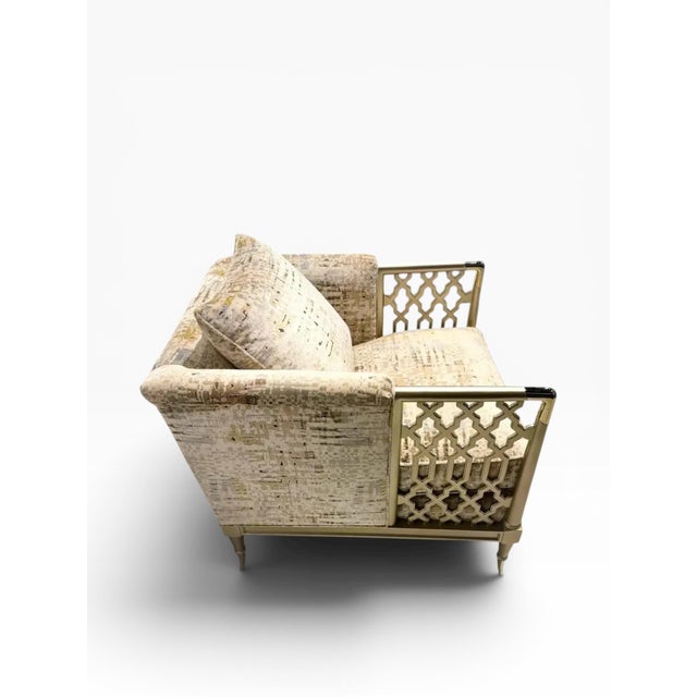 2020s Caracole Lattice Entertain You Chair For Sale - Image 5 of 13