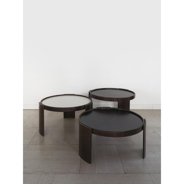 Model 780 Nesting Coffee Tables by Gianfranco Frattini for Cassina, Italy, 1960s, Set of 3 For Sale - Image 15 of 15
