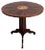 19th Century Charles X Pedestal Table in Mahogany Bramble Veneer & Marquetry For Sale