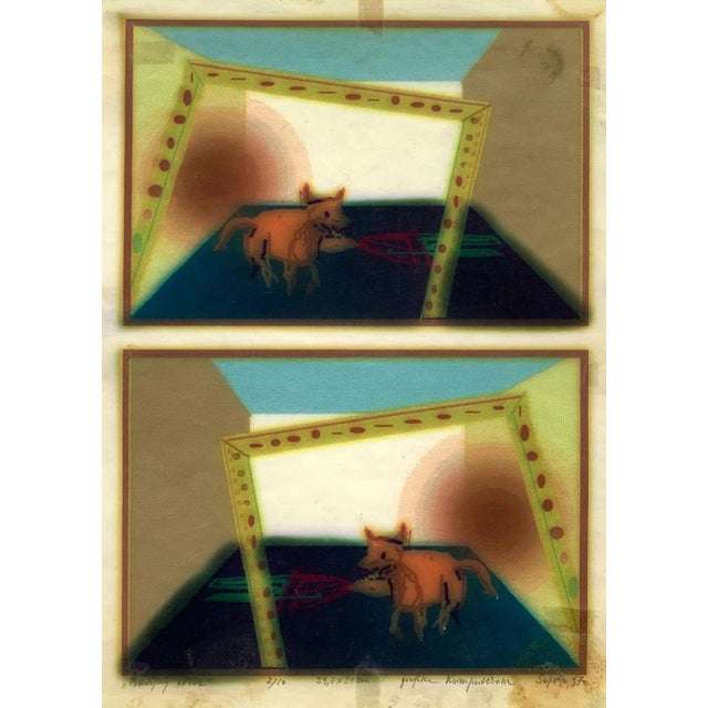 Brown Marek Sapetto, Double Image, Digital Print, 1997 For Sale - Image 8 of 8