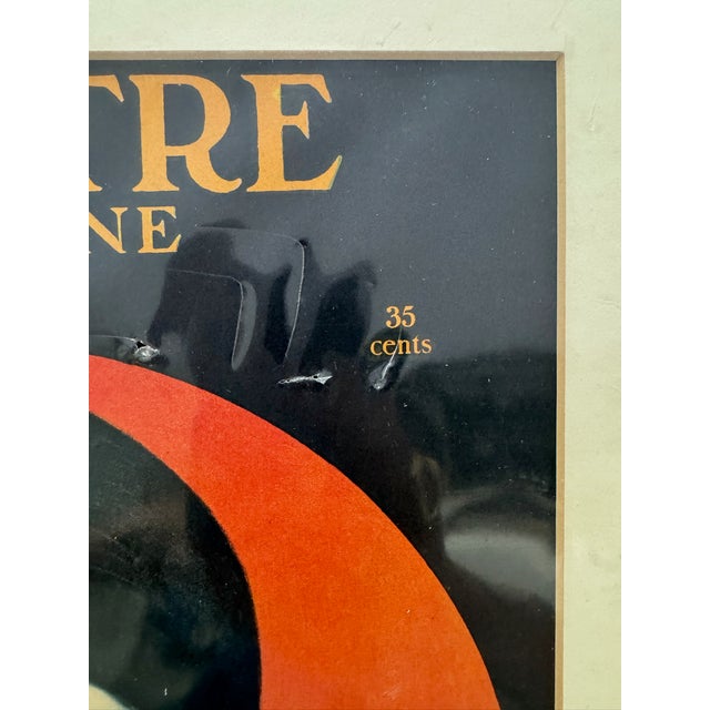 Art Deco 1923 Original Theatre Magazine Cover, February, E. Glass Art Deco, Matted For Sale - Image 3 of 7