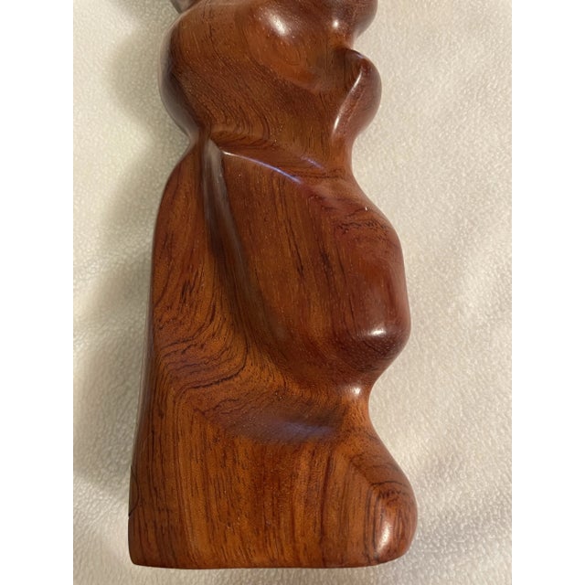 1950s Hand Carved Wooden Standing Totem Type Figure by Paul Richard (Dick) Perras For Sale - Image 12 of 12