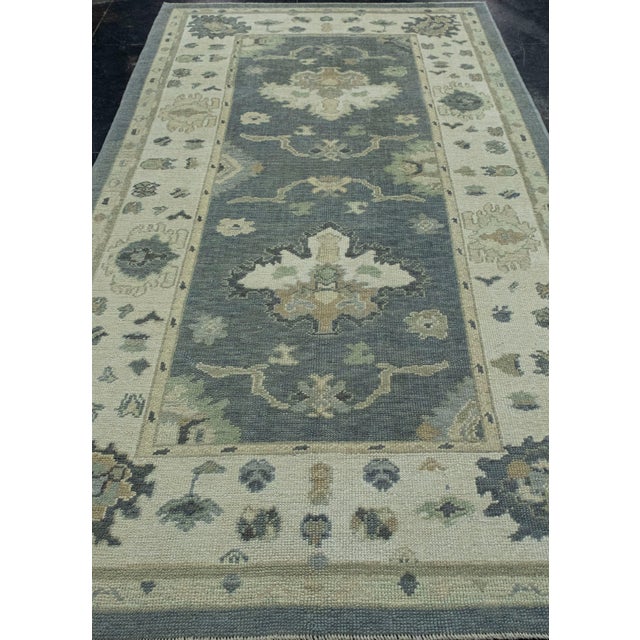 Turkish Oushak Rug 5'2" x 10' #18049 Explore a curated collection of hallway runners, wool rugs, and handmade masterpieces...