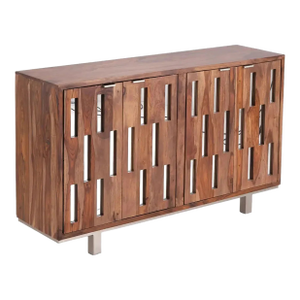 Solandor Four Doors Wood Sideboard by Loomlan