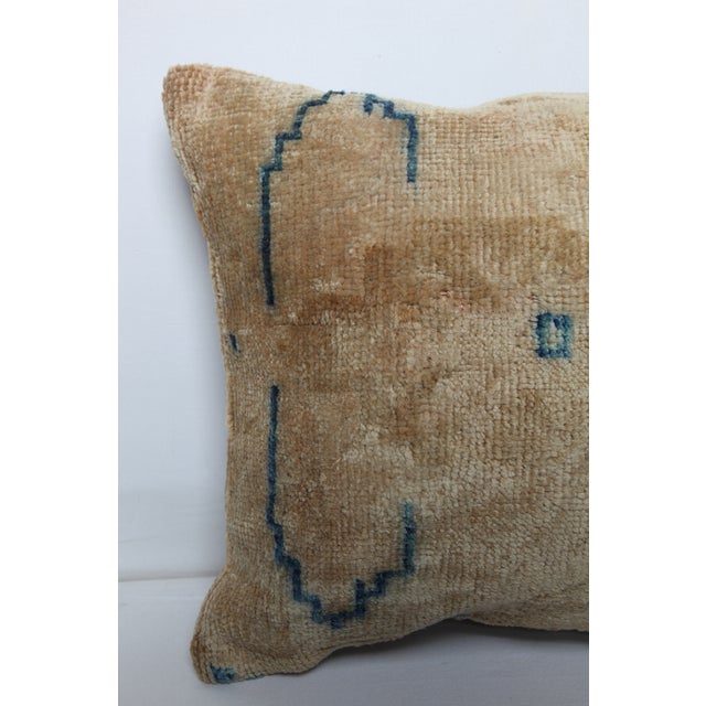 Modern Home Decor Soft Tones Oushak Rug Pillow Cover - 16'' X 16'' For Sale In Tampa - Image 6 of 8